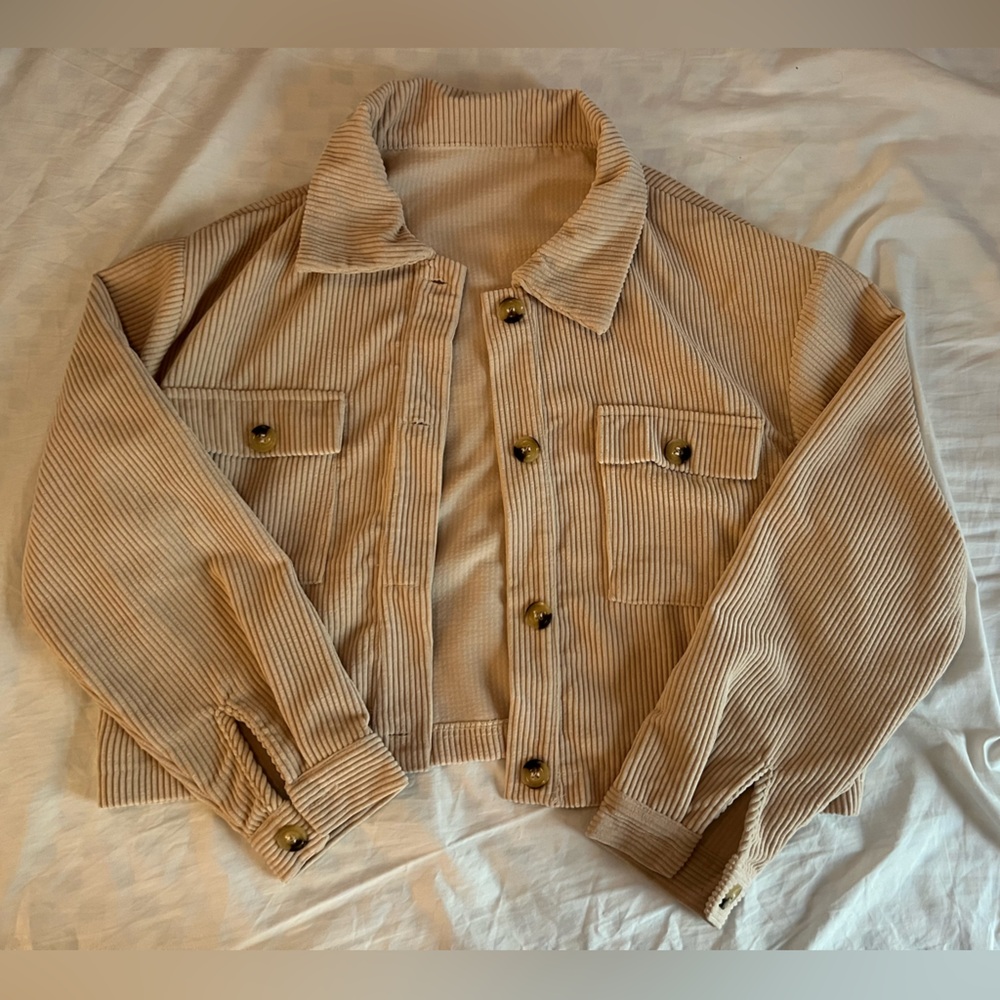 Tan Corduroy Jacket